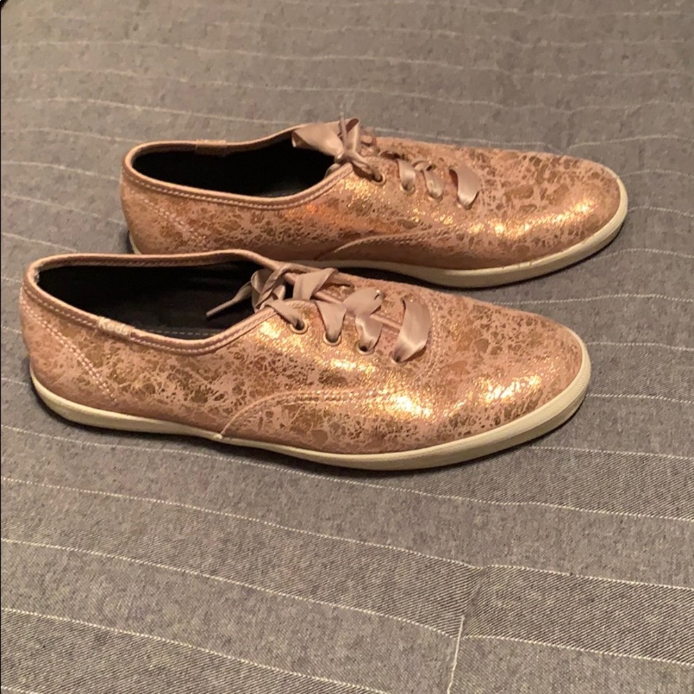 Keds pink rose gold sneakers women 8